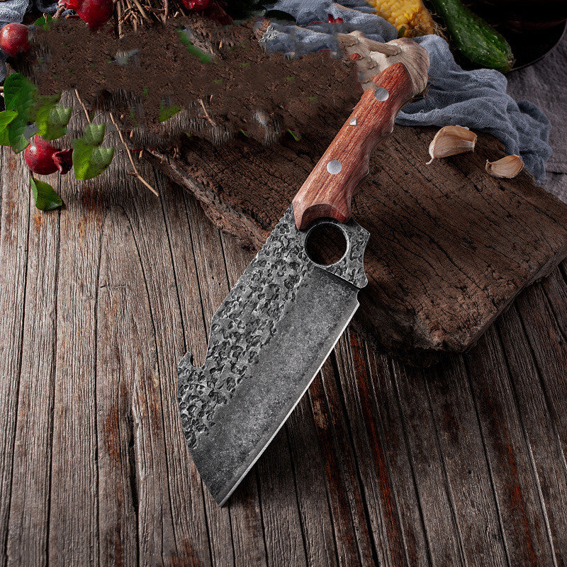 Slaughtering Fish And Cutting Meat With A Ring Knife