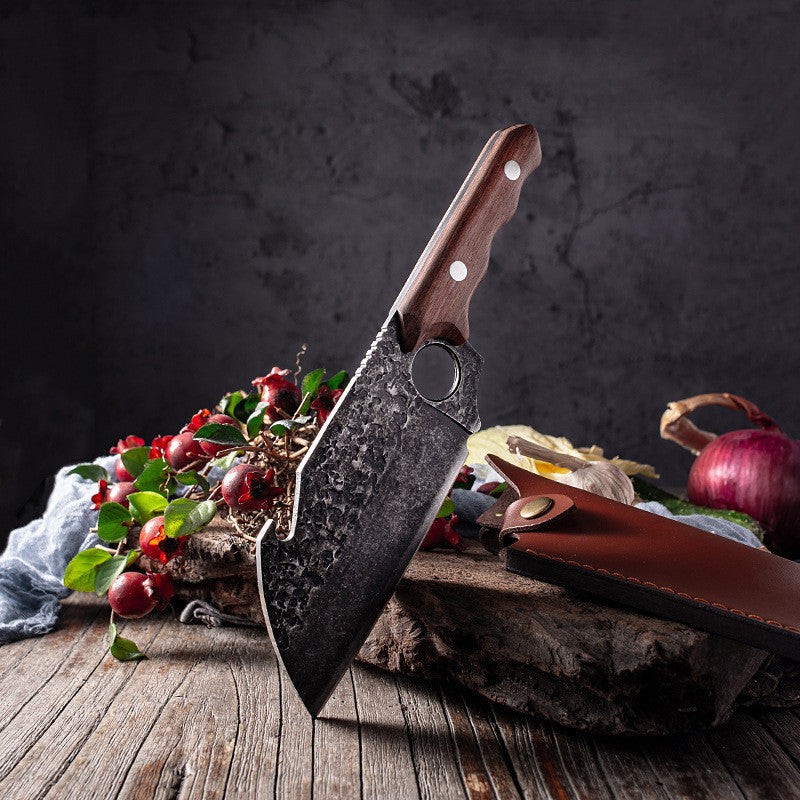Slaughtering Fish And Cutting Meat With A Ring Knife